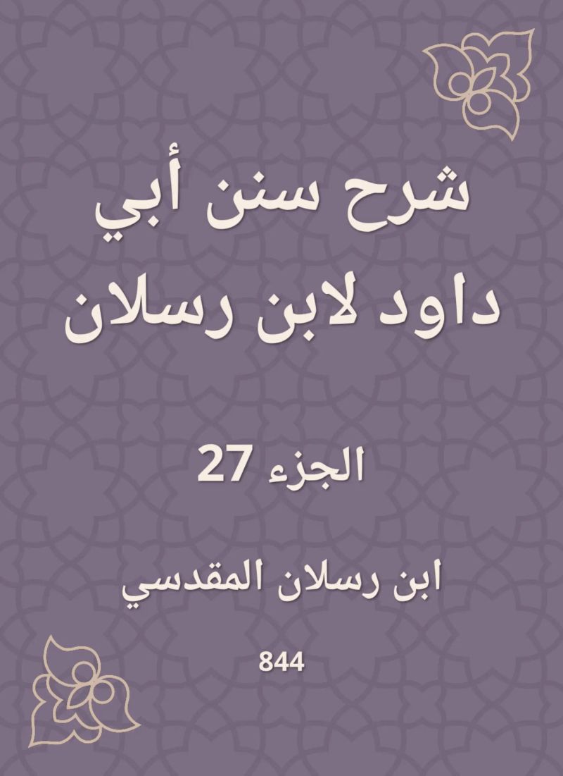 شرح سنن أبي داود لابن رسلان