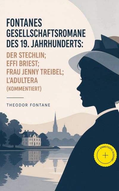 Fontanes Gesellschaftsromane des 19. Jahrhunderts: Der Stechlin; Effi Briest; Frau Jenny Treibel; L'Adultera (Kommentiert)