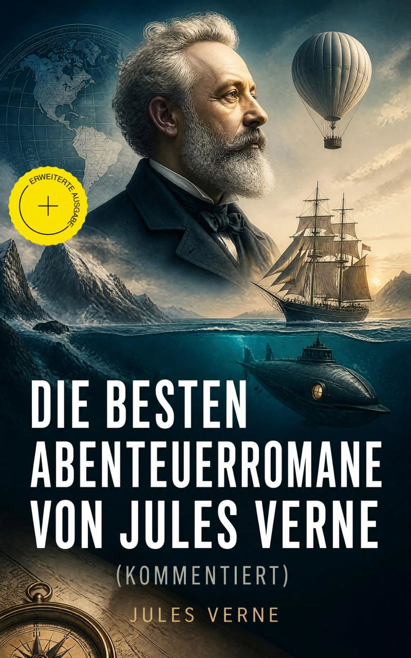 Die besten Abenteuerromane von Jules Verne (Kommentiert)