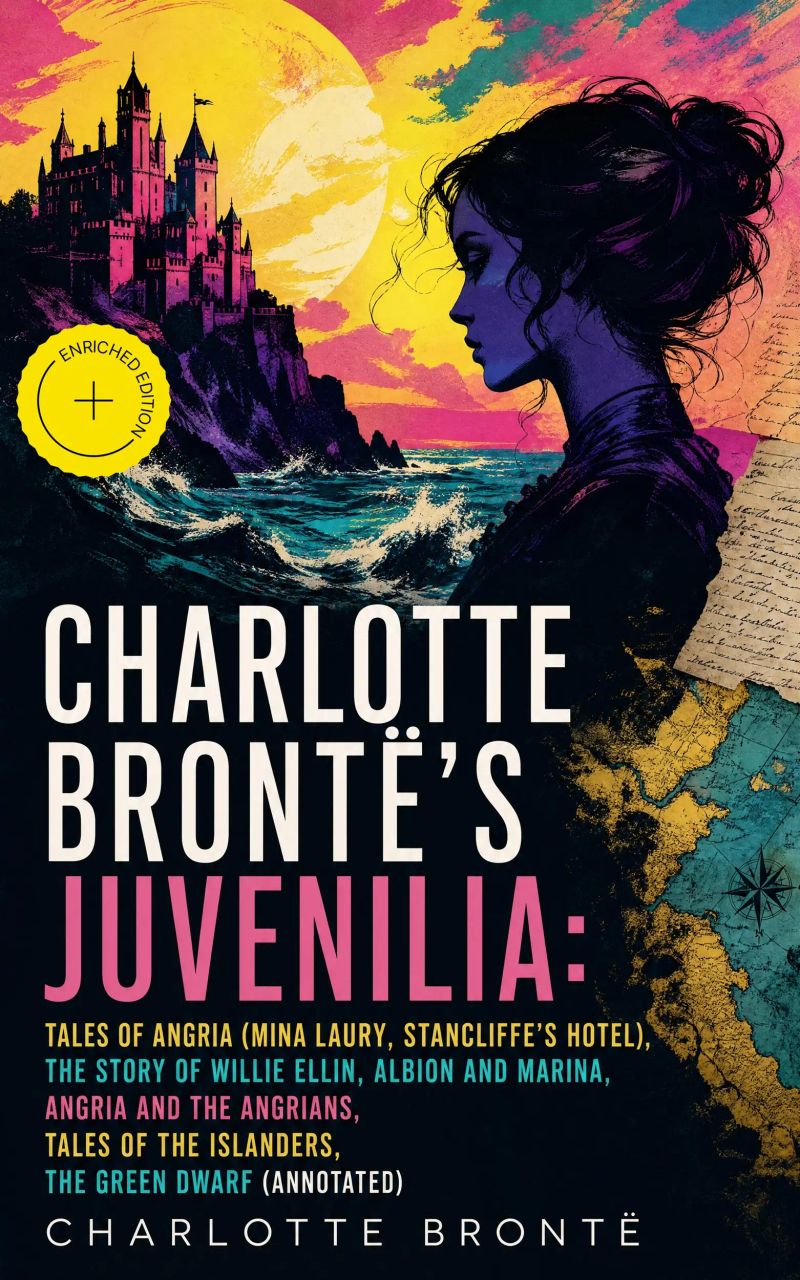 Charlotte Brontë's Juvenilia: Tales of Angria (Mina Laury, Stancliffe's Hotel), The Story of Willie Ellin, Albion and Marina, Angria and the Angrians, Tales of the Islanders, The Green Dwarf (Annotated)