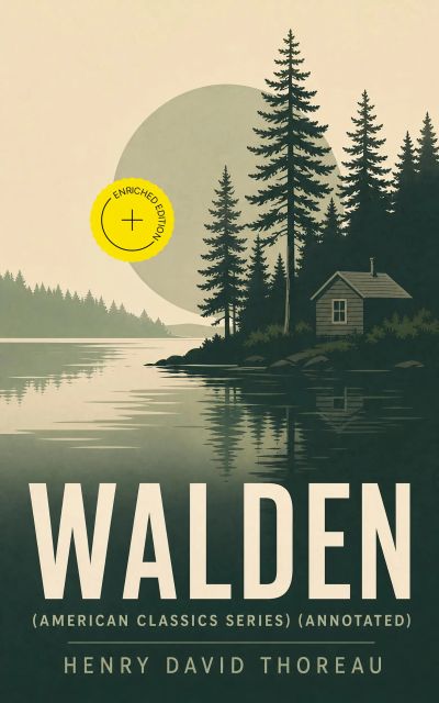 WALDEN (American Classics Series) (Annotated)