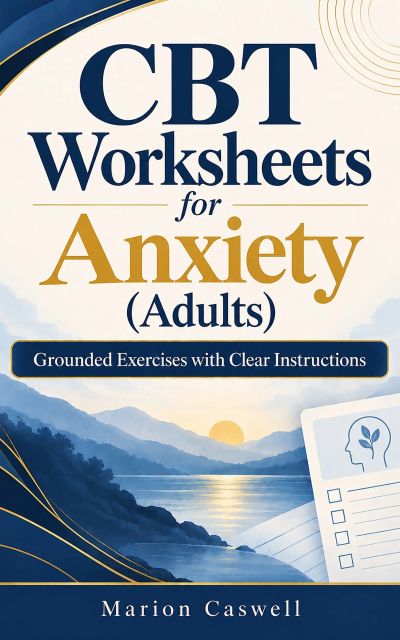 CBT Worksheets for Anxiety (Adults)