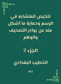 تلخيص المتشابه في الرسم وحماية ما أشكل منه عن بوادر التصحيف والوهم