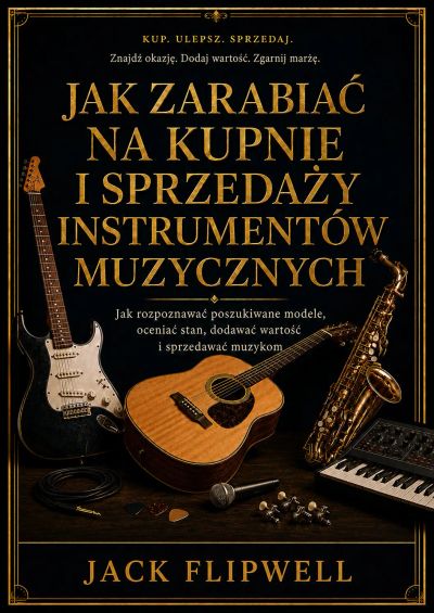 Jak zarabiać na kupnie i sprzedaży instrumentów muzycznych - Jak rozpoznawać poszukiwane modele, oceniać stan, dodawać wartość i sprzedawać muzykom