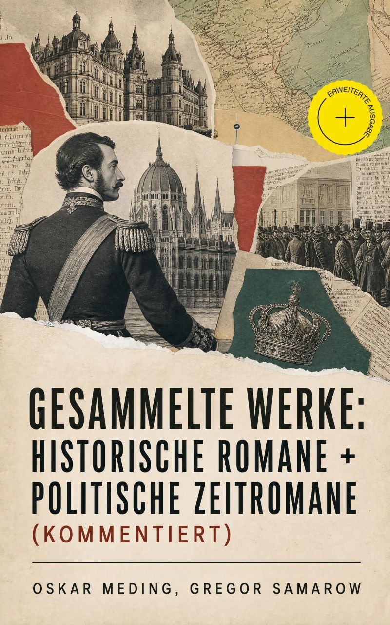 Gesammelte Werke: Historische Romane + Politische Zeitromane (Kommentiert)