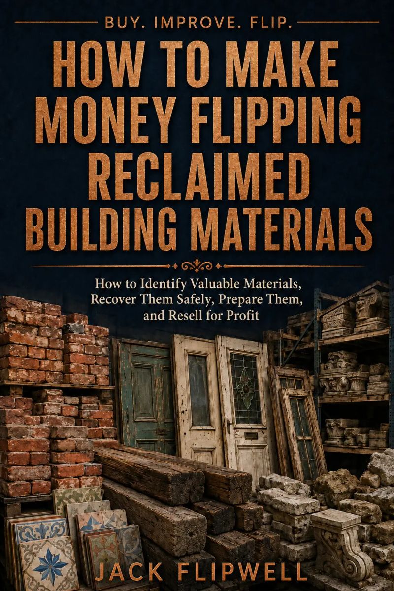 How to Make Money Flipping Reclaimed Building Materials - How to Identify Valuable Materials, Recover Them Safely, Prepare Them, and Resell for Profit