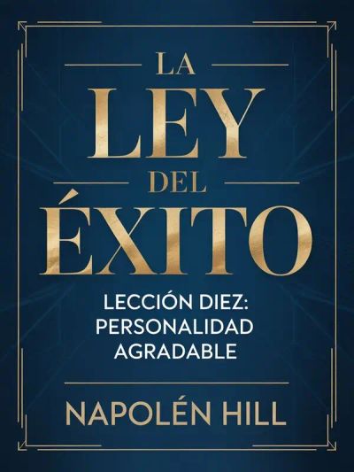 LA LEY DEL ÉXITO Lección diez: PERSONALIDAD AGRADABLE (traducido)