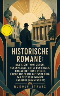 Historische Romane: Das Licht von Osten, Hexenkessel, Unter den Linden, Das Schiff ohne Steuer, Friede auf Erden, Die ewige Burg, Das deutsche Wunder und mehr (Kommentiert)