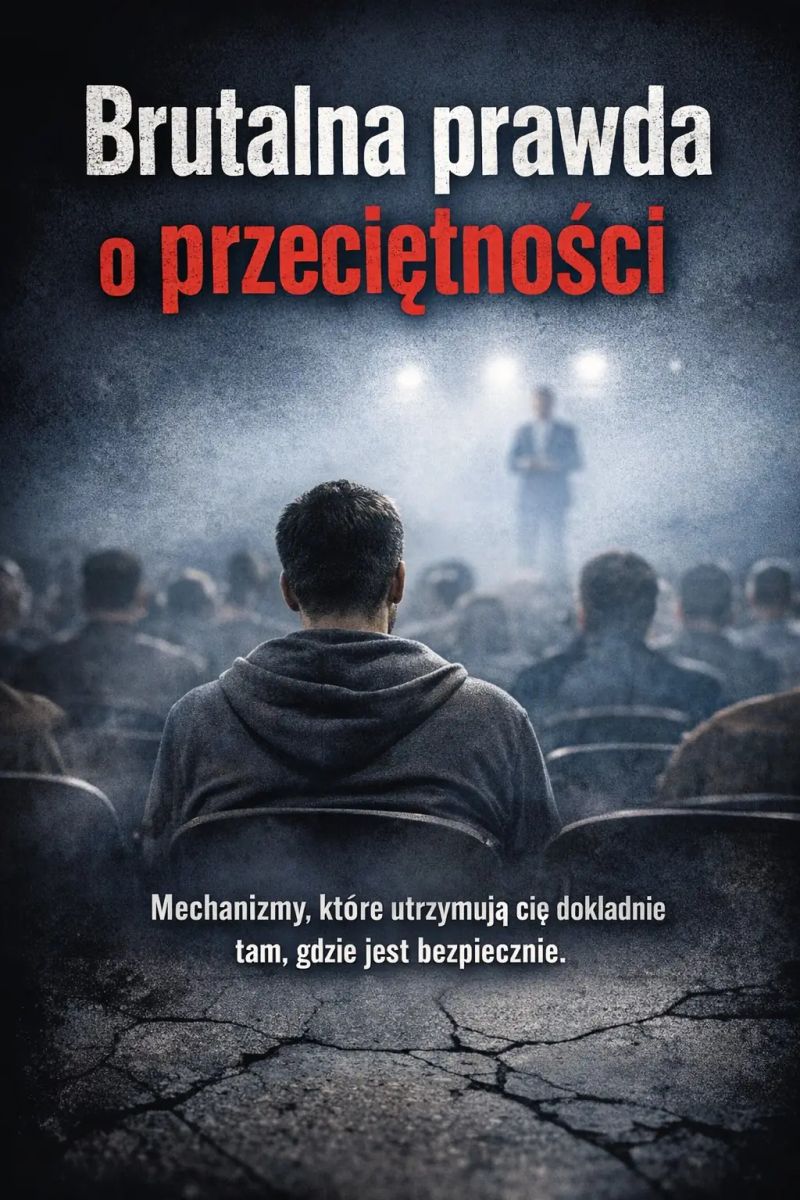 Brutalna prawda o przeciętności - Mechanizmy, które utrzymują cię dokładnie tam, gdzie jest bezpiecznie.