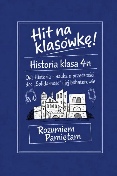 Od: Historia – nauka o przeszłości do: „Solidarność” i jej bohaterowie. Hit na klasówkę. 4n.