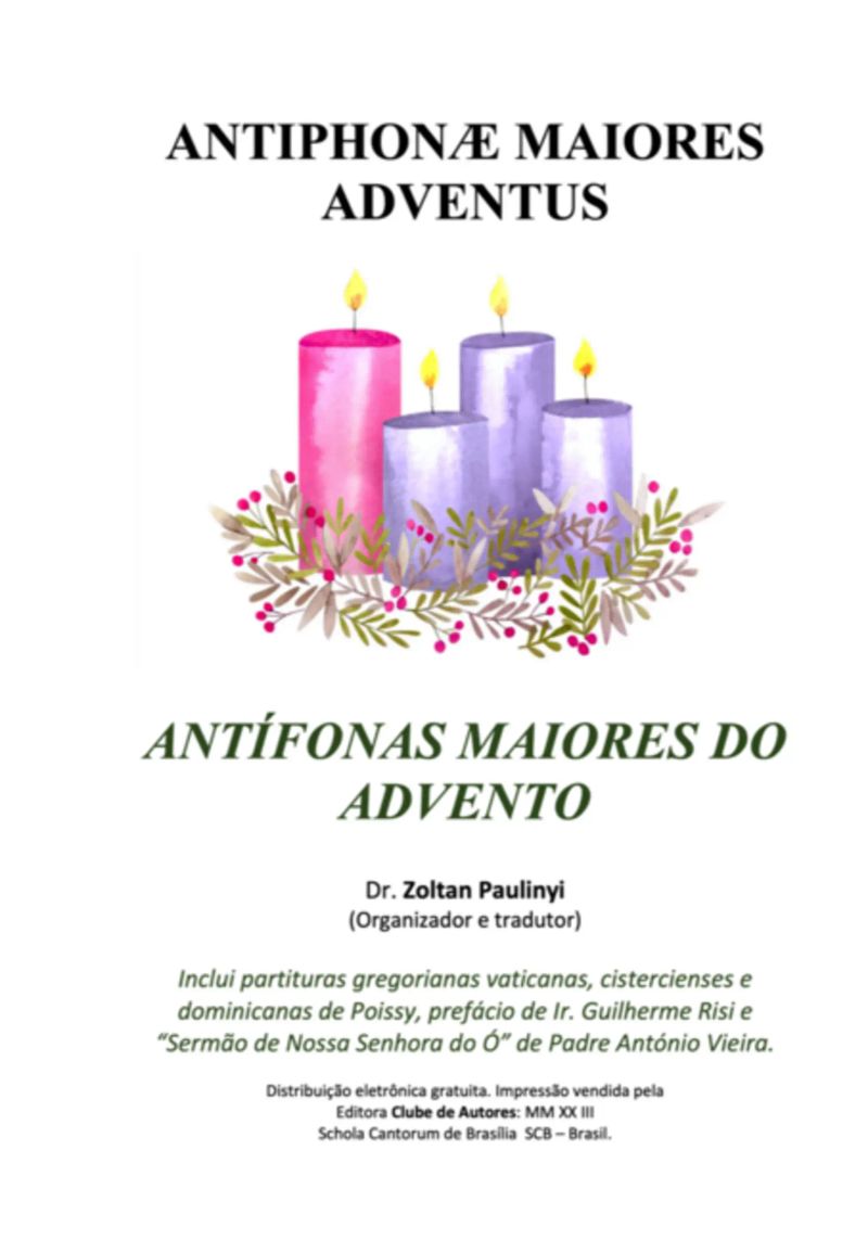 Antífonas Maiores Do Advento (antiphonae Maiores Adventus)