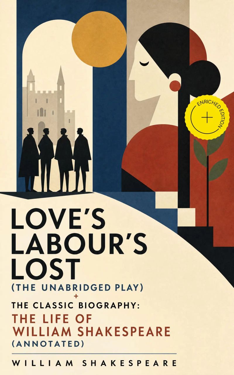 Love's Labour's Lost (The Unabridged Play) + The Classic Biography: The Life of William Shakespeare (Annotated)