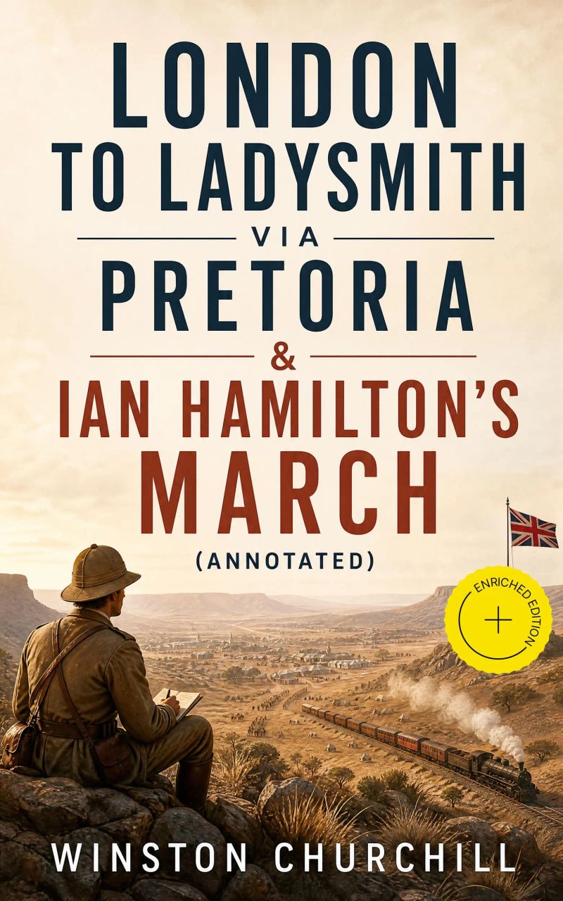London to Ladysmith via Pretoria & Ian Hamilton's March (Annotated)