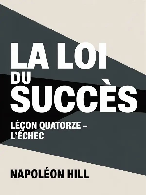LA LOI DU SUCCÈS Leçon quatorze – L'ÉCHEC (traduit)