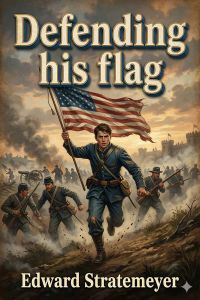 Defending his flag