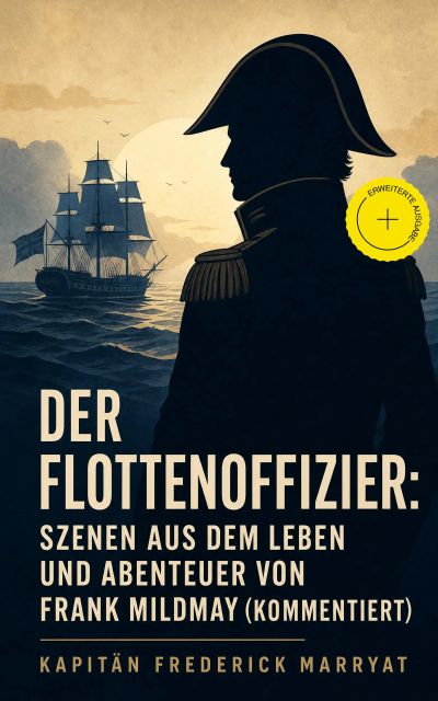 Der Flottenoffizier: Szenen aus dem Leben und Abenteuer von Frank Mildmay (Kommentiert)