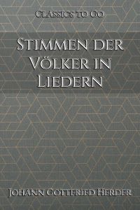 Stimmen der Völker in Liedern