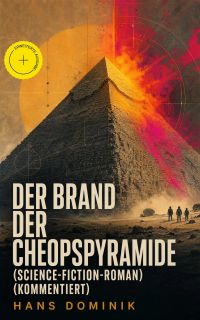 Der Brand der Cheopspyramide (Science-Fiction-Roman) (Kommentiert)