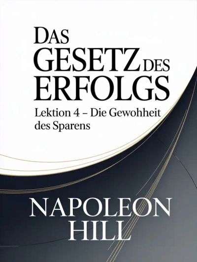Das Gesetz des Erfolgs Lektion 4 – DIE GEWOHNHEIT DES SPARENS (übersetzt)