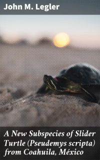 A New Subspecies of Slider Turtle (Pseudemys scripta) from Coahuila, México
