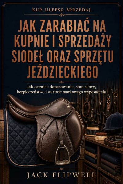 Jak zarabiać na kupnie i sprzedaży siodeł oraz sprzętu jeździeckiego - Jak oceniać dopasowanie, stan skóry, bezpieczeństwo i wartość markowego wyposażenia