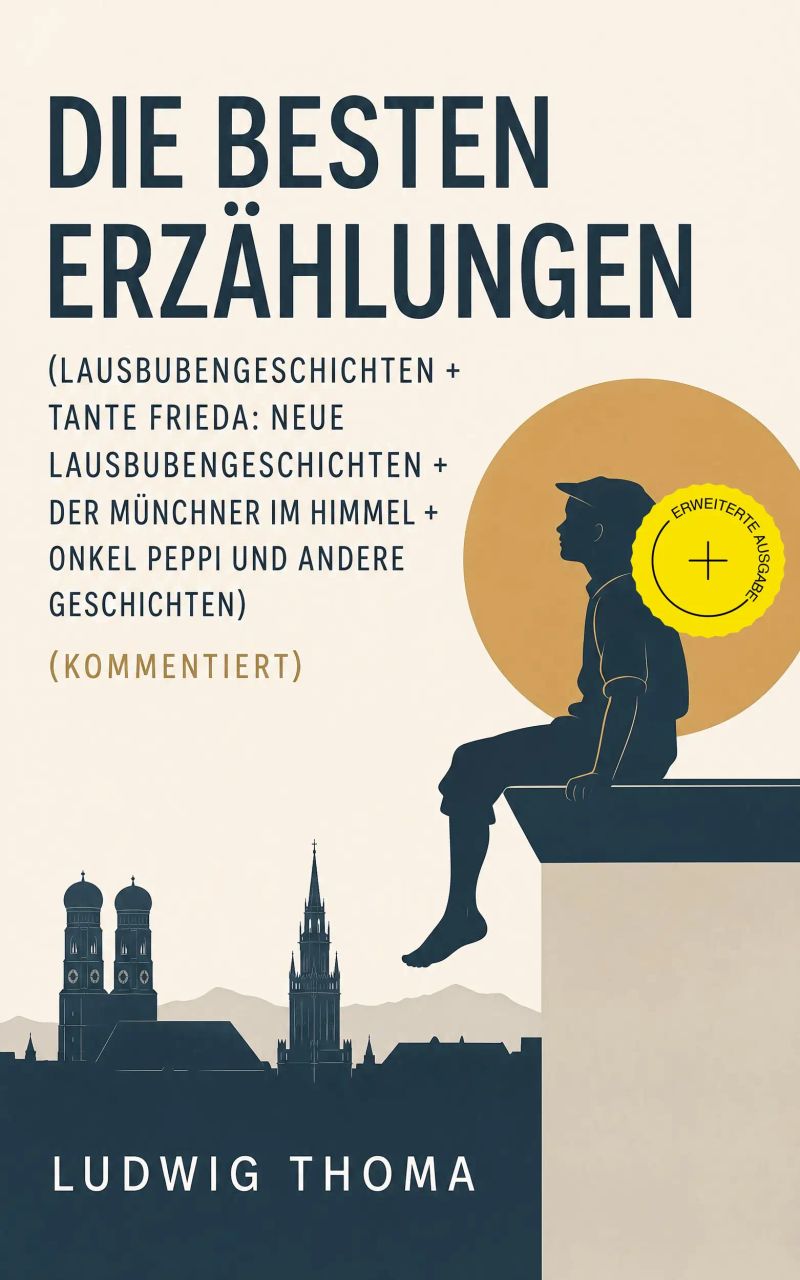 Die besten Erzählungen (Lausbubengeschichten + Tante Frieda: Neue Lausbubengeschichten + Der Münchner im Himmel + Onkel Peppi und andere Geschichten) (Kommentiert)