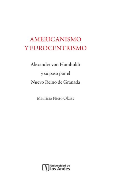 Americanismo y Eurocentrismo