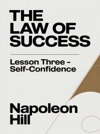 THE LAW OF SUCCESS Lesson Three - SELF-CONFIDENCE