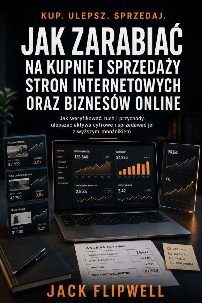 Jak zarabiać na kupnie i sprzedaży stron internetowych oraz biznesów online - Jak weryfikować ruch i przychody, ulepszać aktywa cyfrowe i sprzedawać je z wyższym mnożnikiem