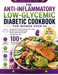 The Anti-Inflammatory Low-Glycemic Diabetic Cookbook for Women Over 50