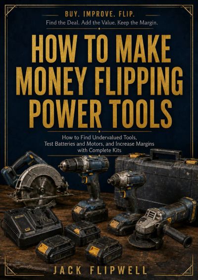 How to Make Money Flipping Power Tools - How to Find Undervalued Tools, Test Batteries and Motors, and Increase Margins with Complete Kits