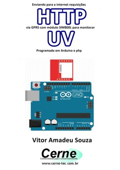 Enviando Para A Internet Requisições  Http Via Gprs Com Módulo Sim800l Para Monitorar  Uv Programado Em Arduino E Php