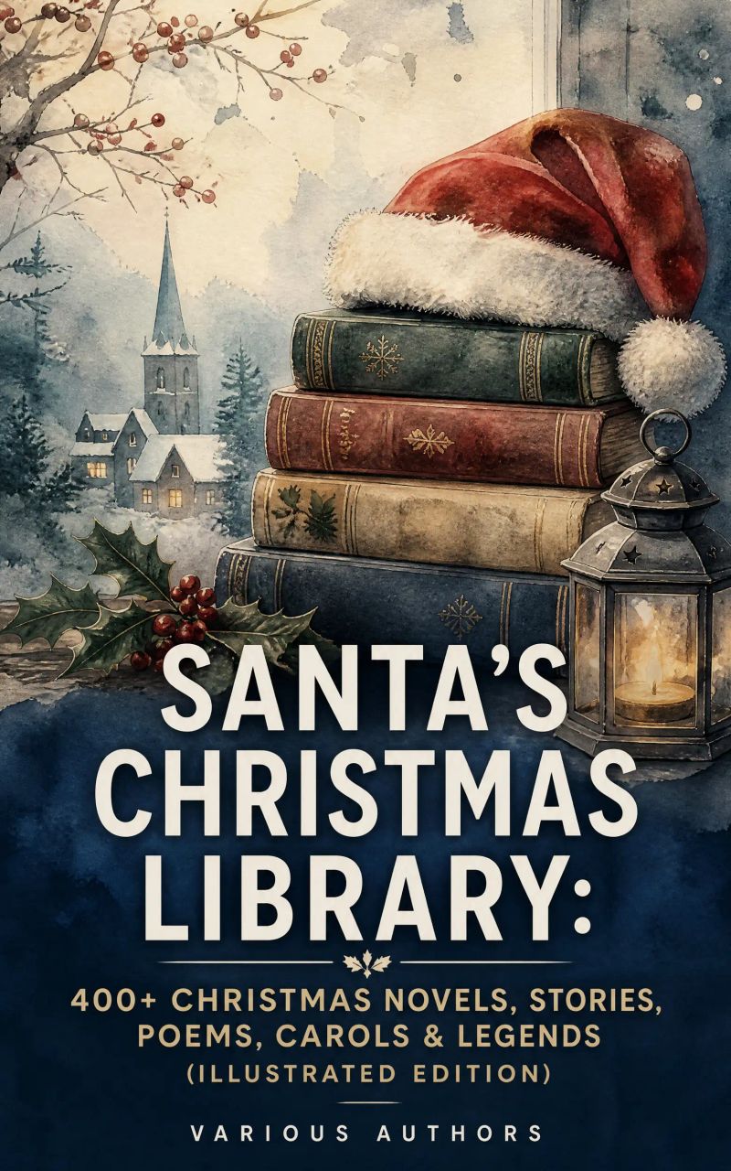 Santa's Christmas Library: 400+ Christmas Novels, Stories, Poems, Carols & Legends (Illustrated Edition)