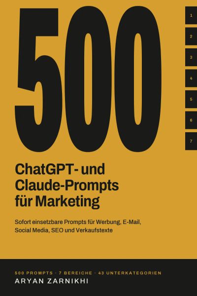 500 ChatGPT- und Claude-Prompts für Marketing
