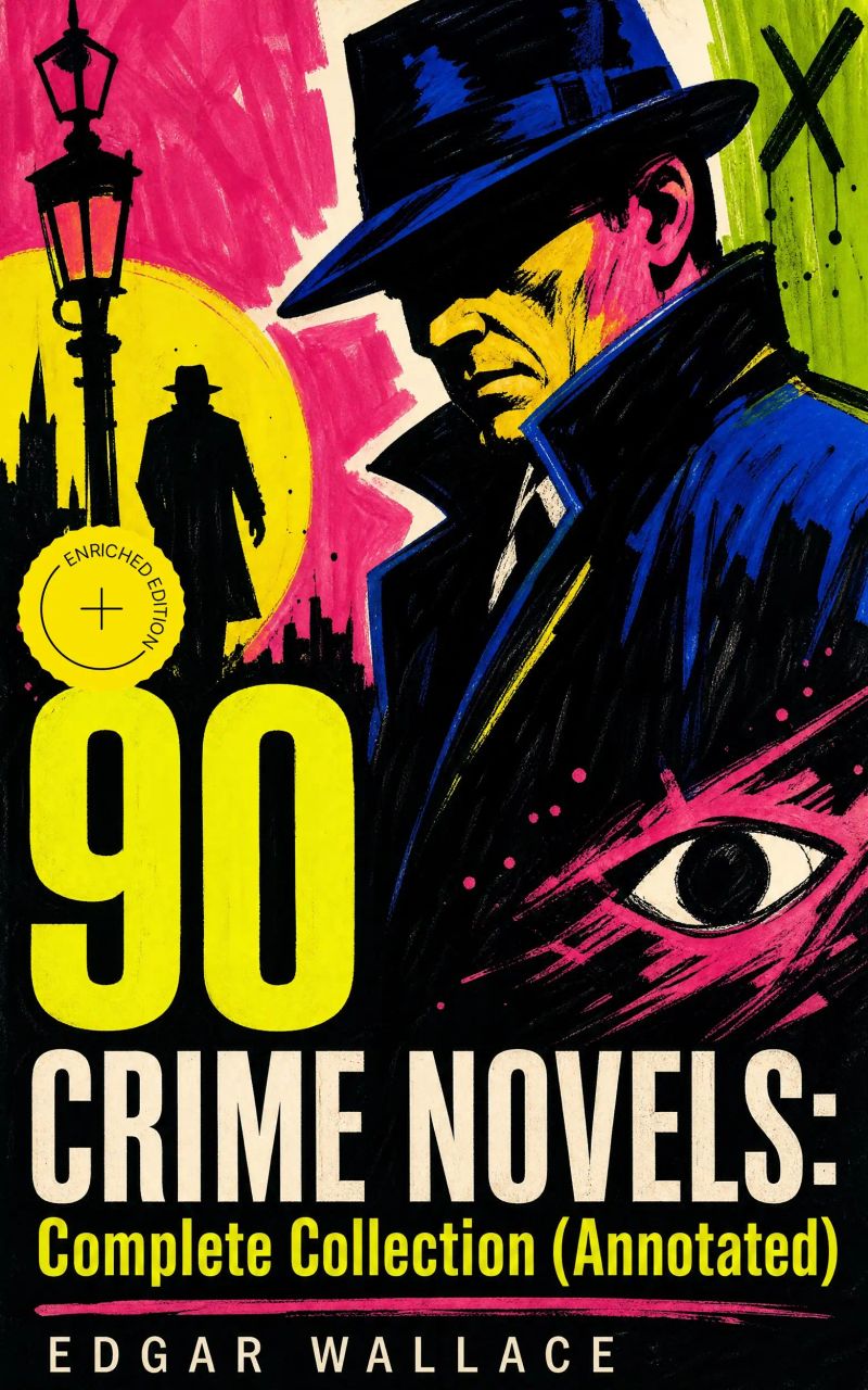 90 CRIME NOVELS: Complete Collection (Annotated)