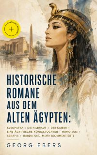 Historische Romane aus dem alten Ägypten: Kleopatra + Die Nilbraut + Der Kaiser + Eine ägyptische Königstochter + Homo sum + Serapis + Uarda und mehr (Kommentiert)